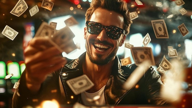 Panel kontrol taruhan dan putaran cepat di Ganesha Gold